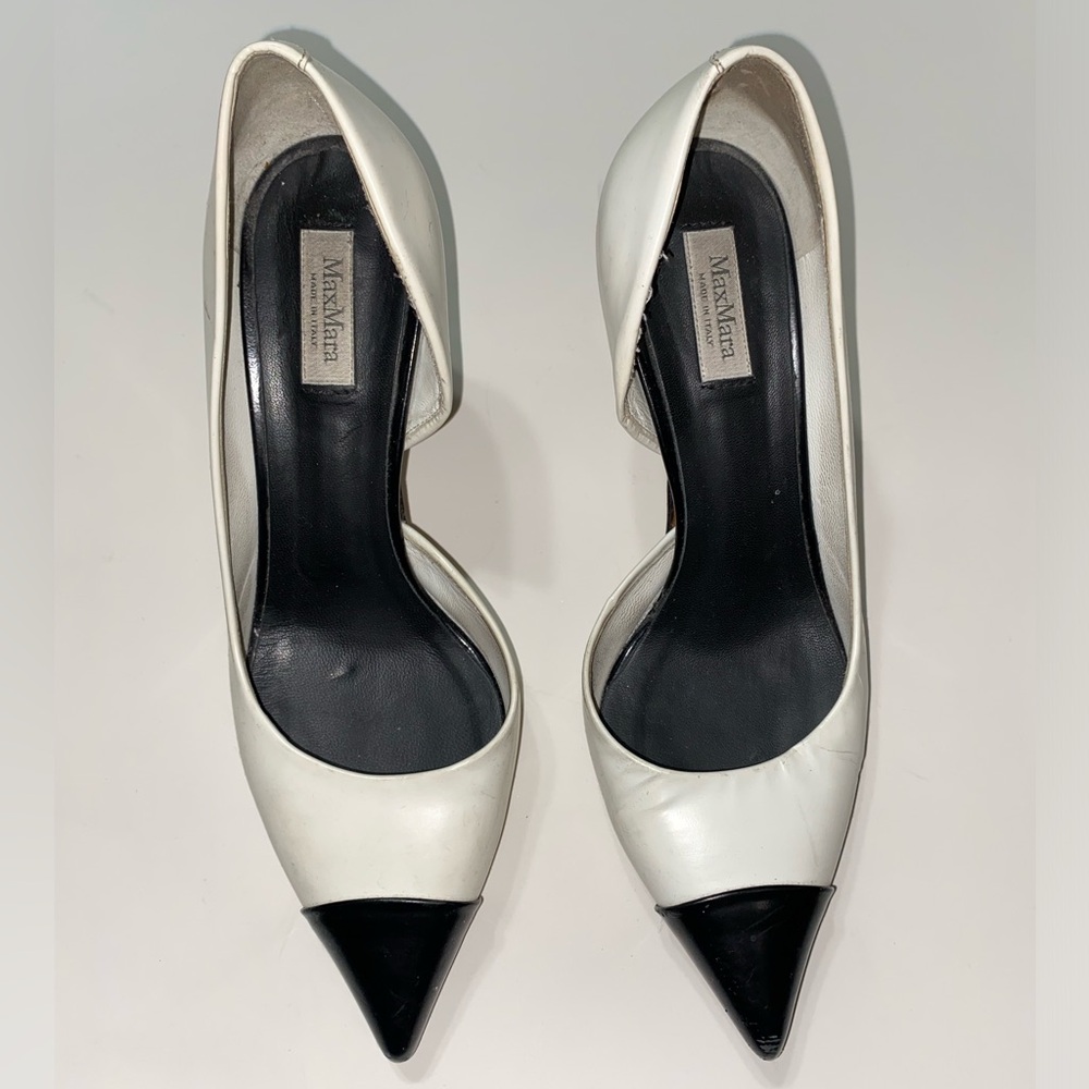 Max Mara pumps size 6 black and white